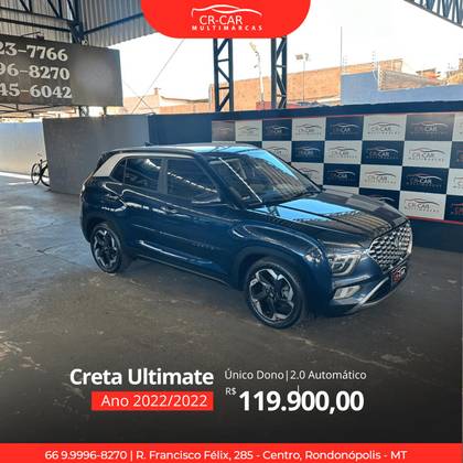 HYUNDAI CRETA 2.0 FLEX ULTIMATE AUTOMÁTICO